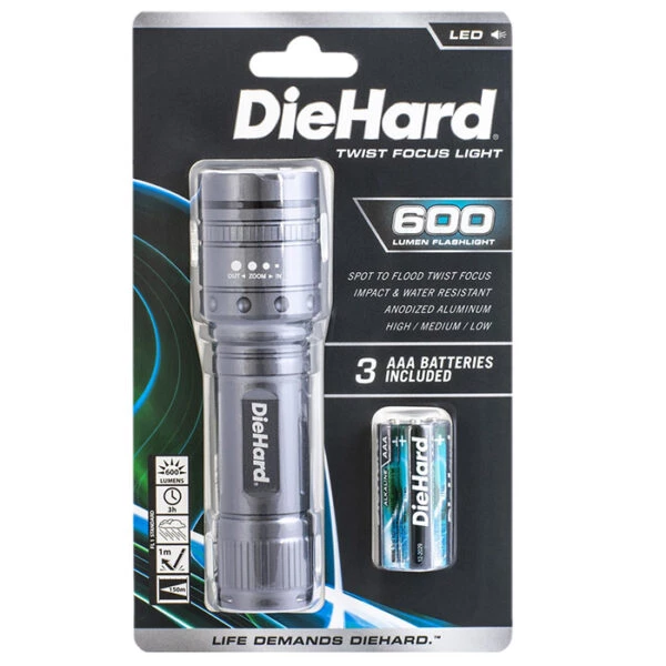 Dog Walking Dorcy DieHard 600 Lumen Twist Focus Flashlight 5 Dog Walking Dorcy DieHard 600 Lumen Twist Focus Flashlight - Image 3