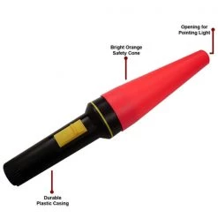 Dorcy Safety Light With Wand 41-1482 | With Red Traffic Cone -Cheap Brightguy Store Dorcy Safety Light with Wand 41 1482 2 600x600 1
