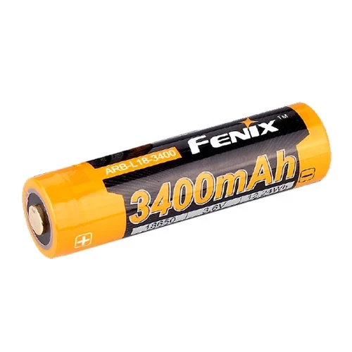 Batteries Fenix 18650 3400mAh Battery ARB-L18-3400 3 Batteries Fenix 18650 3400mAh Battery ARB-L18-3400