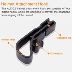 Accessories Fenix ALD-02 Helmet Attachment Hook Set | Fenix Distributor -Cheap Brightguy Store Fenix ALD 02 Helmet Attachment Hook Set 3 600x600 1