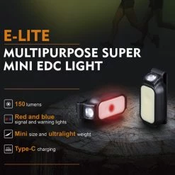 Boating Flashlights Fenix E-LITE Multi Purpose Mini Light | 150 Lumens -Cheap Brightguy Store Fenix E LITE Multi Purpose Mini Light 4 600x600 1