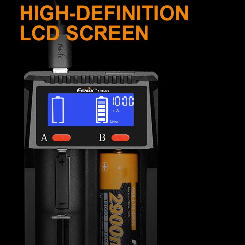 Accessories Fenix Two Bay Smart Battery Charger, ARE-D2 | Fenix Distributor 6 Accessories Fenix Two Bay Smart Battery Charger, ARE-D2 | Fenix Distributor - Image 4