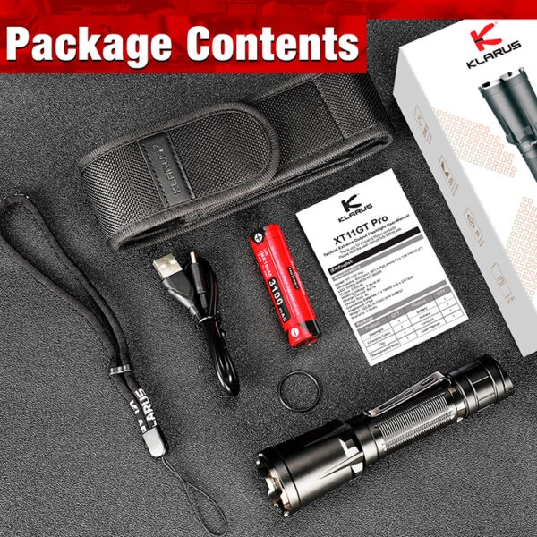 Boating Flashlights Klarus XT11GT PRO Extreme Output Flashlight | Klarus Distributor 6 Boating Flashlights Klarus XT11GT PRO Extreme Output Flashlight | Klarus Distributor - Image 4