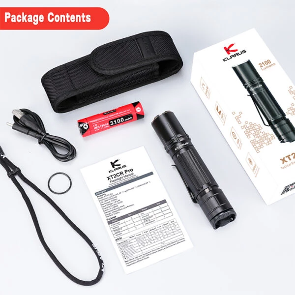 Boating Flashlights Klarus XT2CR Pro Extreme Output Flashlight | 2100 Lumens 5 Boating Flashlights Klarus XT2CR Pro Extreme Output Flashlight | 2100 Lumens - Image 3