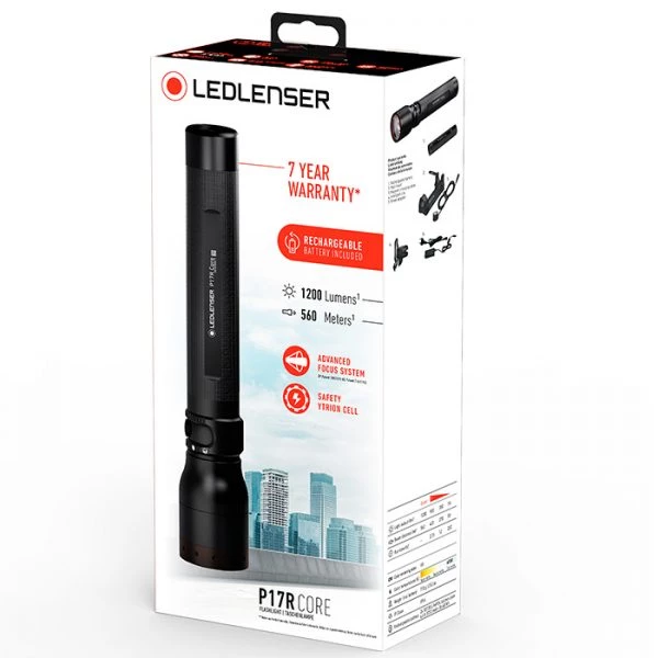 Bright Flashlights LEDLenser P17R Core Rechargeable Flashlight | 1200 Lumens 4 Bright Flashlights LEDLenser P17R Core Rechargeable Flashlight | 1200 Lumens - Image 2
