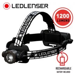 Automotive Repair Flashlights LEDLenser H7R Signature Rechargeable Headlamp | 1200 Lumens