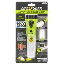 Boating Flashlights LifeGear Adventure Rechargeable Power Light | 220 Lumens -Cheap Brightguy Store LifeGear Adventure Rechargeable Power Light goog 600x600 1
