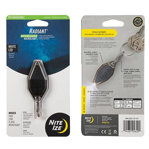 Boating Flashlights Nite Ize Radiant® Microlight | USB Rechargeable 4 Boating Flashlights Nite Ize Radiant® Microlight | USB Rechargeable - Image 2