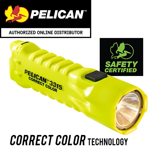 Automotive Repair Flashlights Pelican 3315CC Correct Color Flashlight | Intrinsically Safe 3 Automotive Repair Flashlights Pelican 3315CC Correct Color Flashlight | Intrinsically Safe