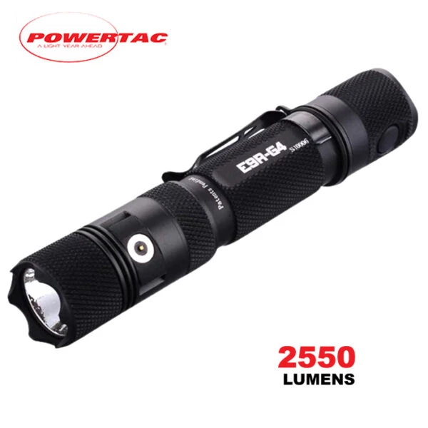 Boating Flashlights Powertac® E9R G4 Rechargeable Flashlight | 2550 Lumens 3 Boating Flashlights Powertac® E9R G4 Rechargeable Flashlight | 2550 Lumens