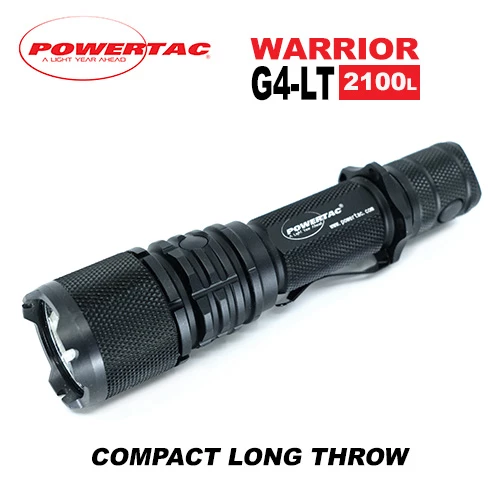 Boating Flashlights Powertac Warrior G4LT Long Throw Tactical Flashlight | Powertac Distributor 3 Boating Flashlights Powertac Warrior G4LT Long Throw Tactical Flashlight | Powertac Distributor