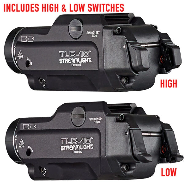 Flashlights Streamlight TLR-10 Low Profile Tactical Weapon Light | 1,000 Lumens 4 Flashlights Streamlight TLR-10 Low Profile Tactical Weapon Light | 1,000 Lumens - Image 2