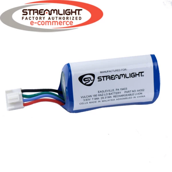 Batteries Streamlight Vulcan® 180 HAZ-LO® Battery 44352 | Streamlight Distributor 3 Batteries Streamlight Vulcan® 180 HAZ-LO® Battery 44352 | Streamlight Distributor