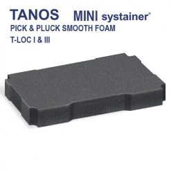 T-Loc TANOS Mini Systainer® Pick & Pluck Smooth Base Foam | 80101376